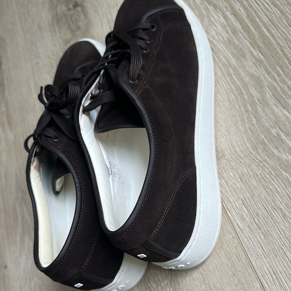 ETQ. Men's brown Suede Sneakers